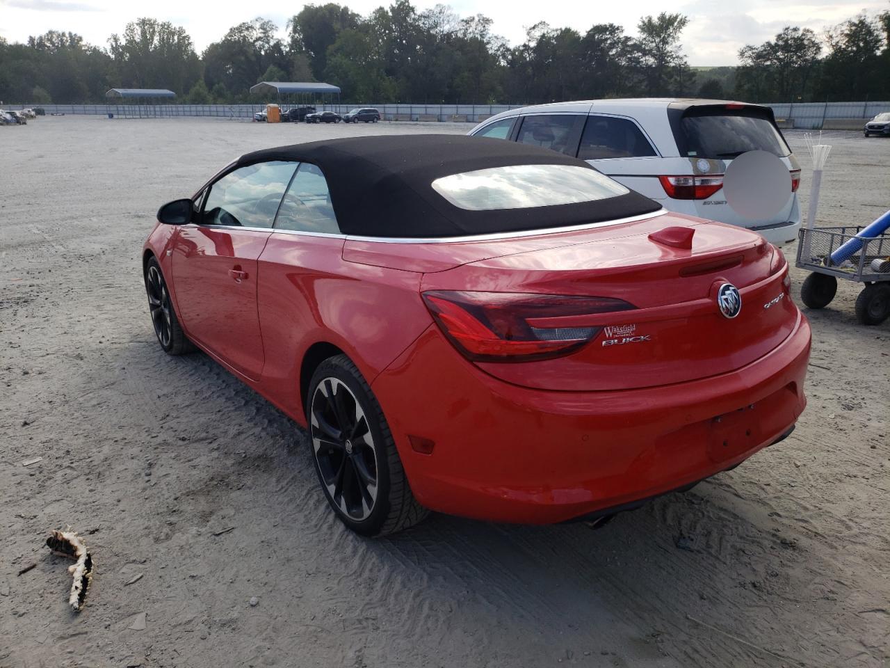 BUICK CASCADA SP 2017 red converti gas W04WJ3N53HG074958 photo #3