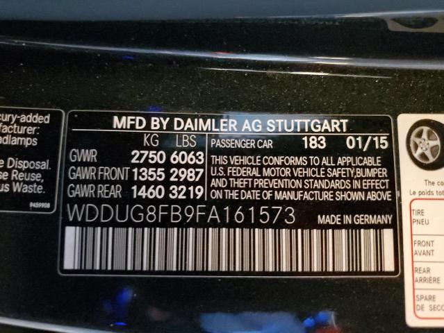 2015 MERCEDES-BENZ S 550 4MAT - WDDUG8FB9FA161573