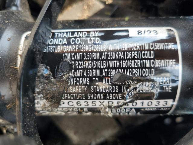 2023 HONDA CB500 FA - MLHPC635XP5401033
