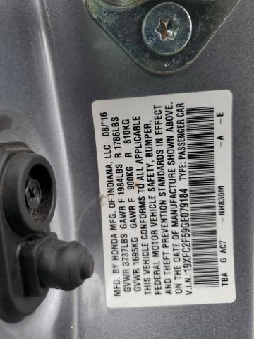 2016 HONDA CIVIC LX - 19XFC2F59GE079184