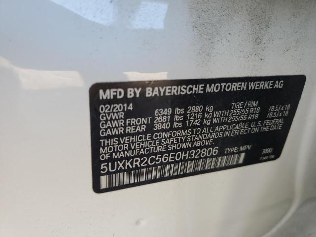 VIN 5UXKR2C56E0H32806 2014 BMW X5, Sdrive35I no.14