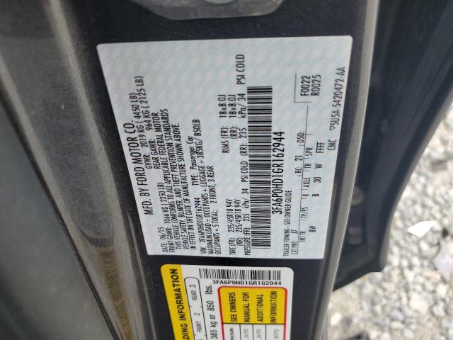 VIN 3FA6P0HD1GR162944 2016 Ford Fusion, SE no.12