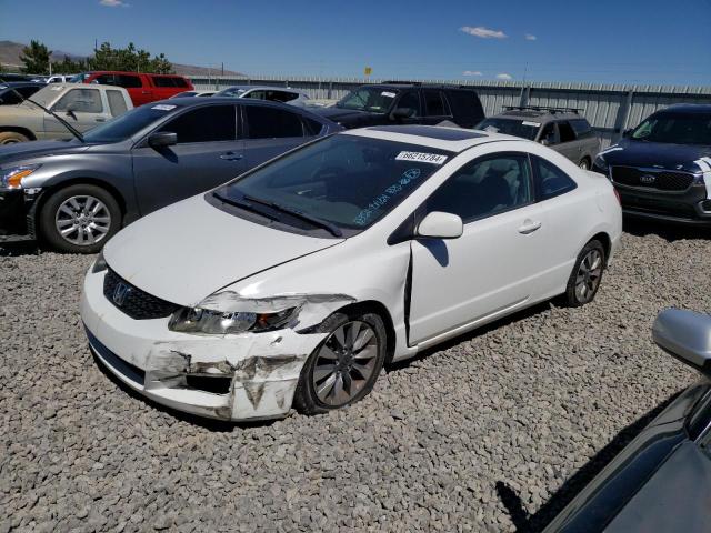 HONDA CIVIC EXL 2009 white  gas 2HGFG12989H514244 photo #1