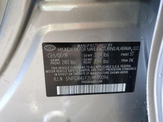 2020 HYUNDAI ELANTRA SE - 5NPD84LF2LH550096