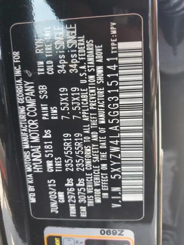 2016 HYUNDAI SANTA FE S - 5XYZW4LA5GG315141
