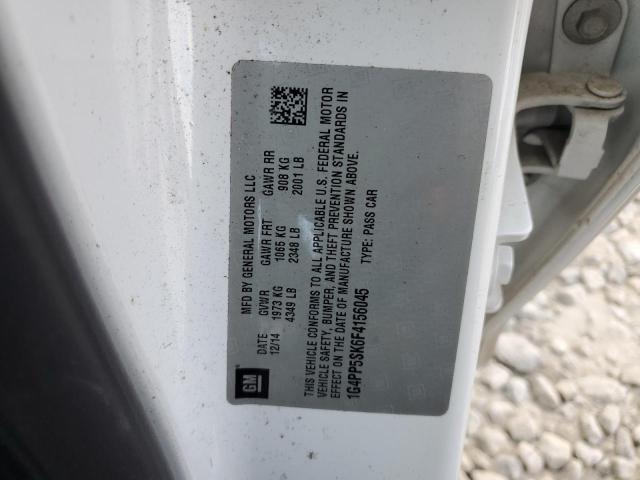 2015 BUICK VERANO - 1G4PP5SK6F4156045