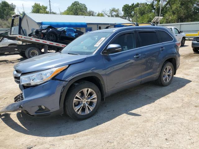 VIN 5TDKKRFH2ES031209 2014 Toyota Highlander, Xle no.1