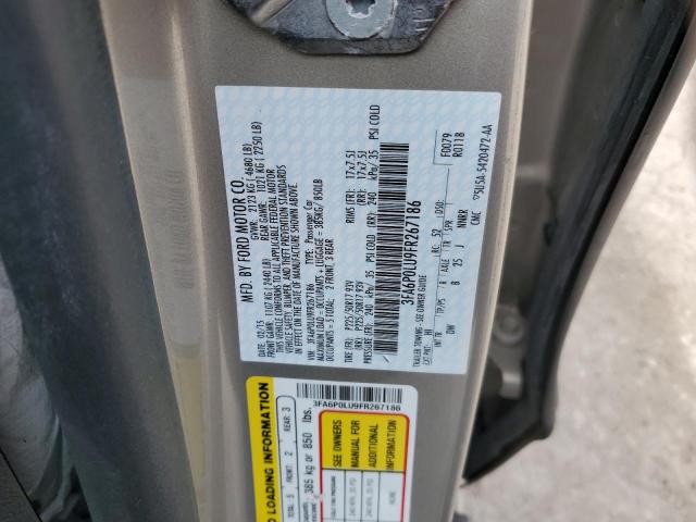 VIN 3FA6P0LU9FR267186 2015 Ford Fusion, Se Hybrid no.12