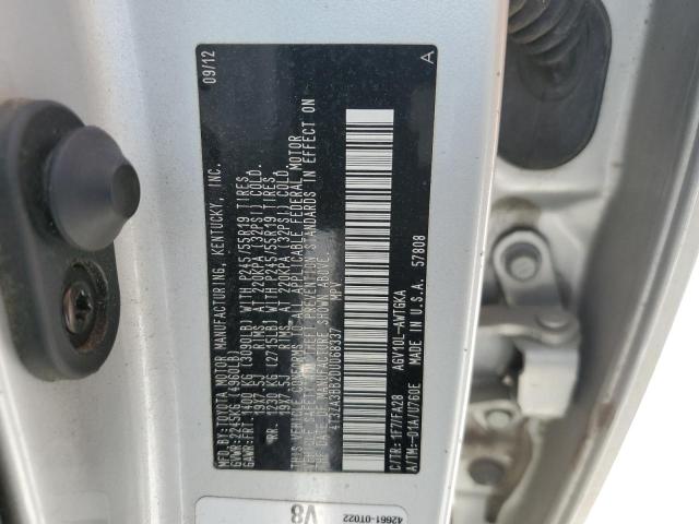 VIN 4T3ZA3BB2DU068337 2013 Toyota Venza, LE no.13