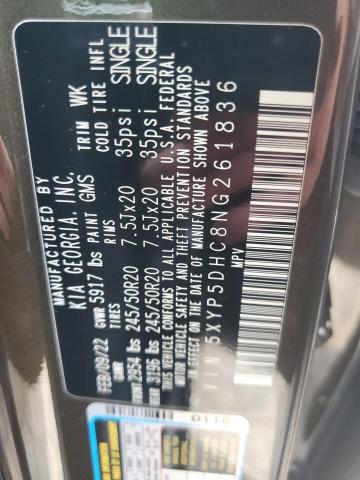 2022 KIA TELLURIDE - 5XYP5DHC8NG261836