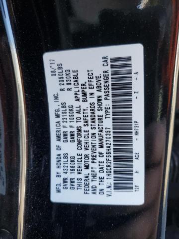 VIN 1HGCR2F56HA270357 2017 Honda Accord, Sport no.13