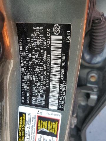 VIN 4T4BF1FK5ER345208 2014 Toyota Camry, L no.12