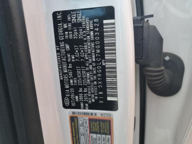 2021 KIA SORENTO LX - 5XYRGDLC7MG003428