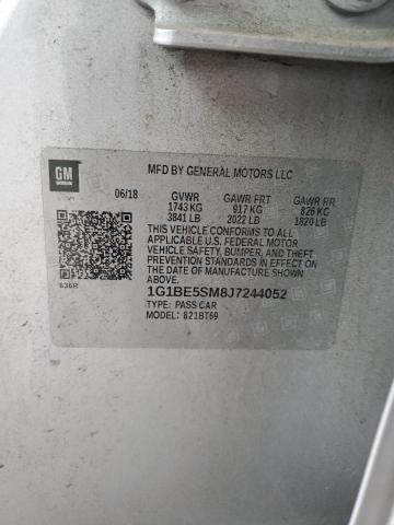 2018 CHEVROLET CRUZE LT - 1G1BE5SM8J7244052