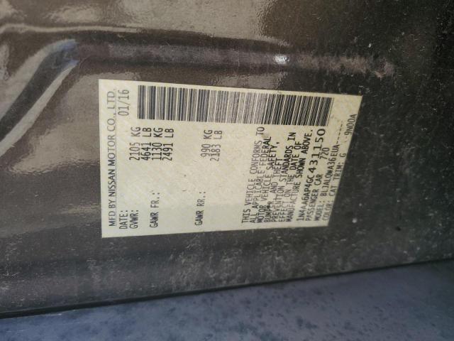 2016 NISSAN MAXIMA 3.5 - 1N4AA6AP4GC431150