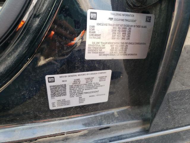 2022 CHEVROLET SILVERADO - 2GC4YME79N1233247