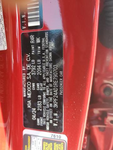 2024 KIA FORTE LX - 3KPF24AD1RE790703