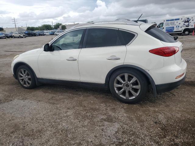 INFINITI EX35 BASE 2008 white  gas JNKAJ09F38M357894 photo #3