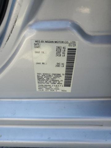 2019 NISSAN ALTIMA S - 1N4BL4BV4KC216571