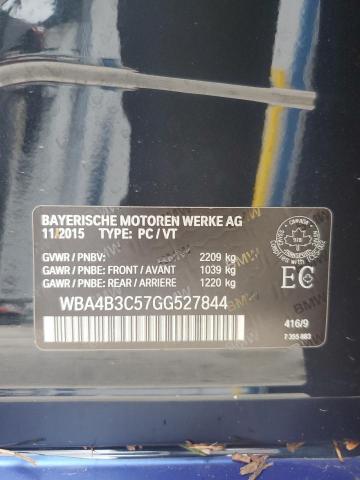 2016 BMW 435 XI GRA - WBA4B3C57GG527844