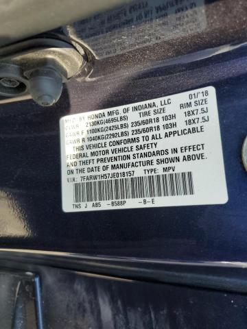 2018 HONDA CR-V EX - 7FARW1H57JE018157