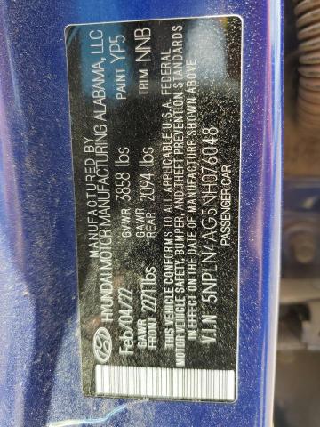2022 HYUNDAI ELANTRA SE - 5NPLN4AG5NH076048