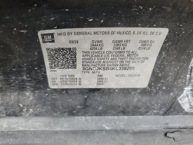 2019 CHEVROLET TRAX LS - 3GNCJKSB5KL338205