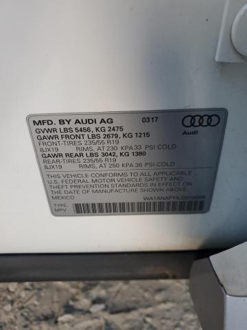 VIN WA1ANAFYXJ2010088 2018 Audi Q5, Premium no.13