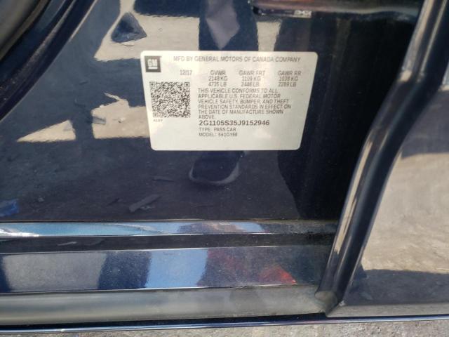 2018 CHEVROLET IMPALA LT - 2G1105S35J9152946