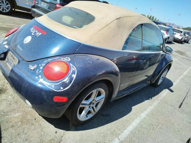 VOLKSWAGEN NEW BEETLE 2004 blue  gas 3VWCD31Y14M325795 photo #4