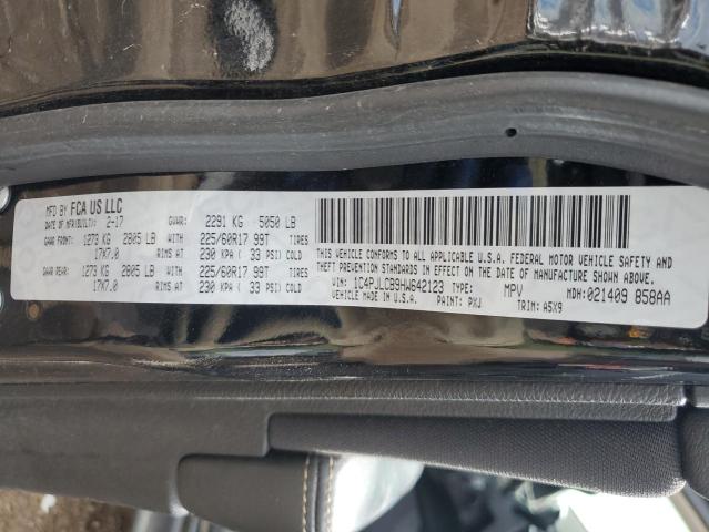 2017 JEEP CHEROKEE L - 1C4PJLCB9HW642123