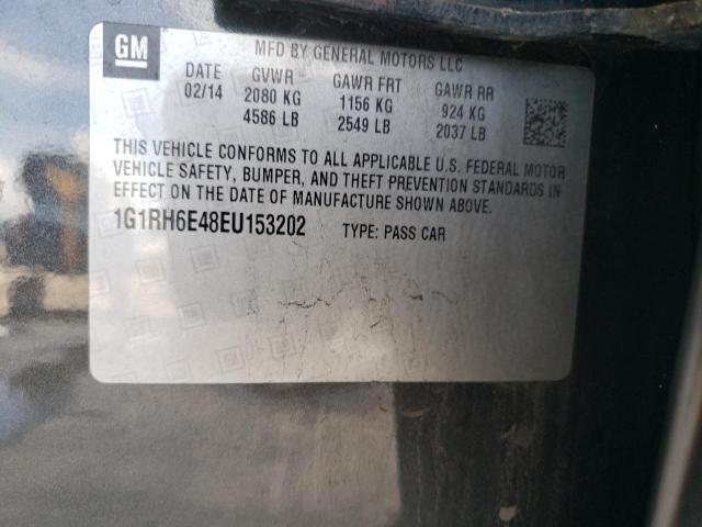 VIN 1G1RH6E48EU153202 2014 Chevrolet Volt no.13