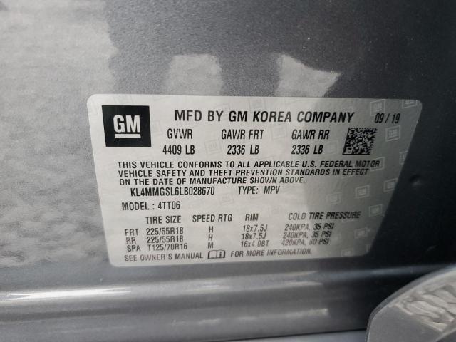 2020 BUICK ENCORE GX - KL4MMGSL6LB028670