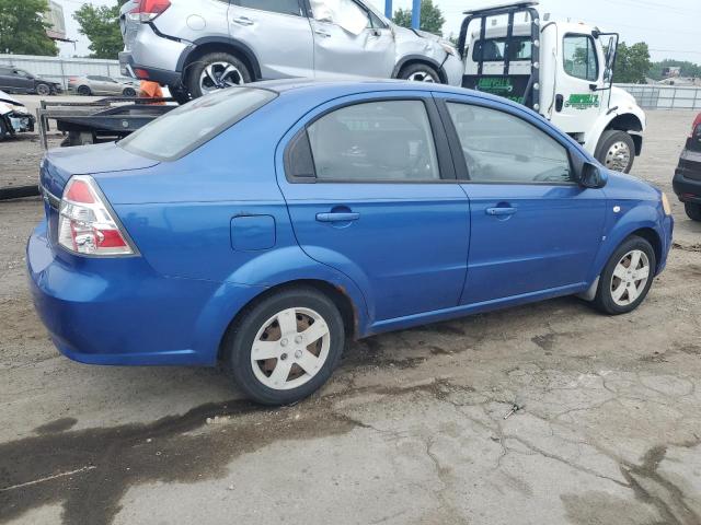 CHEVROLET AVEO BASE 2007 blue  gas KL1TD56687B057692 photo #4