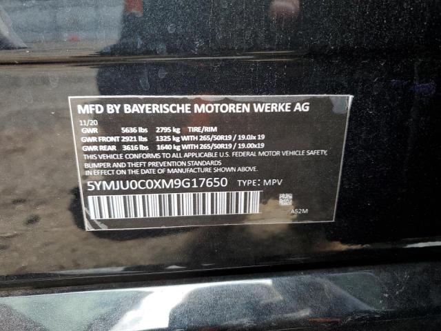 2021 BMW X5 M - 5YMJU0C0XM9G12691