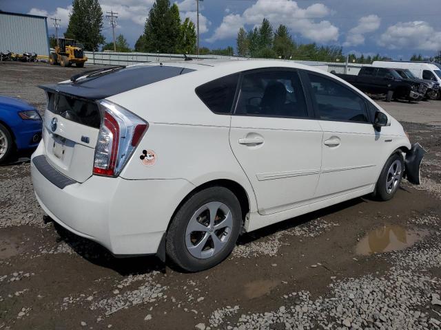 TOYOTA PRIUS 2012 white  hybrid engine JTDKN3DU7C5476830 photo #4