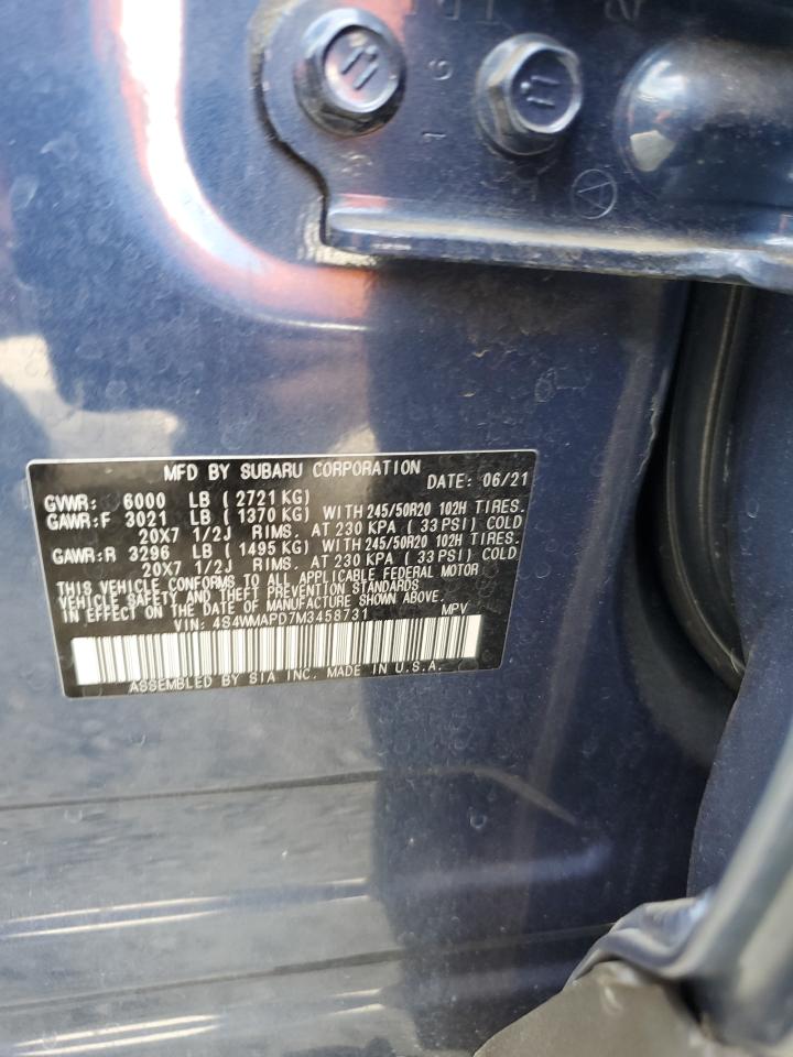 Lot #2906858211 2021 SUBARU ASCENT LIM