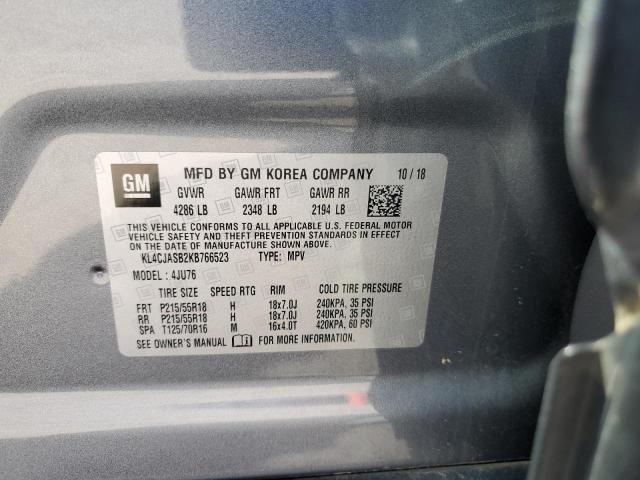 2019 BUICK ENCORE PRE - KL4CJASB2KB766523
