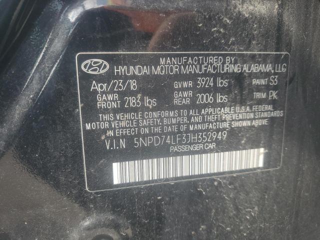 2018 HYUNDAI ELANTRA SE - 5NPD74LF3JH352949