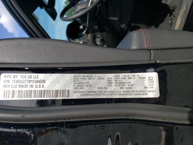 2023 DODGE DURANGO R/ - 1C4SDJCT8PC584326