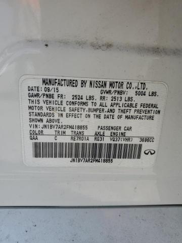 2015 INFINITI Q50 BASE - JN1BV7AR2FM418855