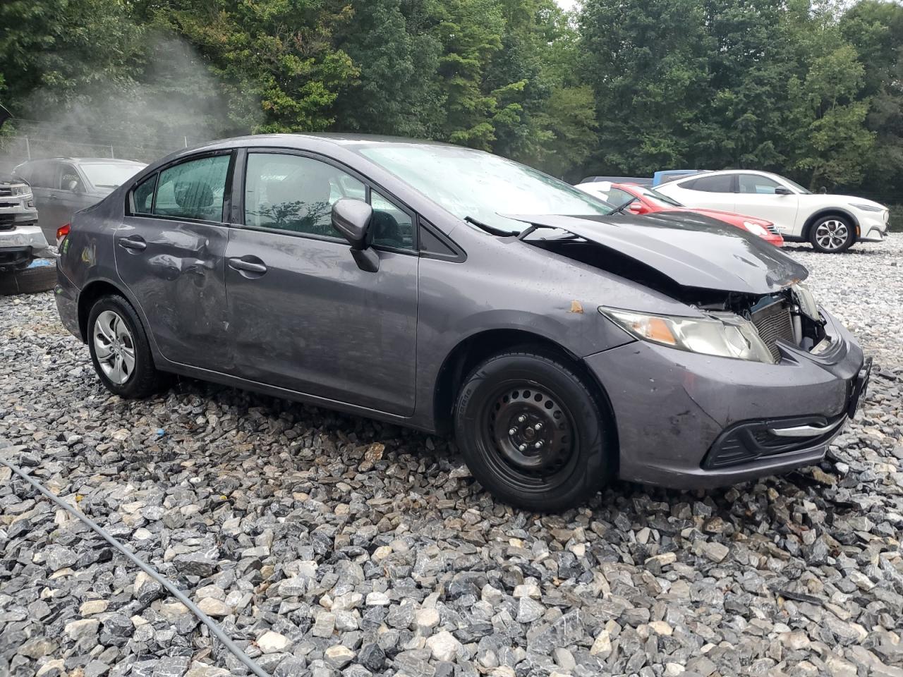 Lot #3033326806 2014 HONDA CIVIC LX