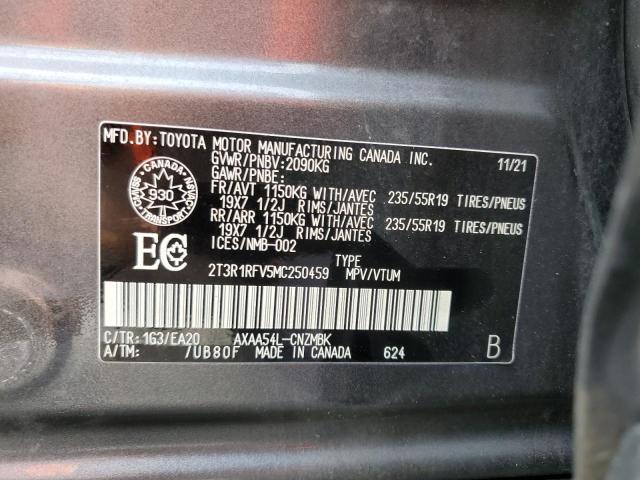 2021 TOYOTA RAV4 XLE - 2T3R1RFV5MC250459