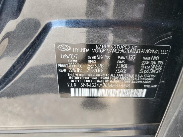 2021 HYUNDAI SANTA FE S - 5NMS24AJ8MH336518