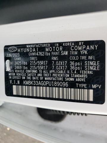 2023 HYUNDAI KONA SEL - KM8K33AG0PU189096