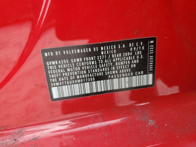 2017 VOLKSWAGEN GTI S - 3VW4T7AUXHM017395