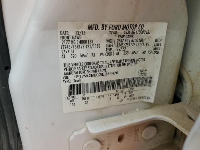 2016 FORD F250 SUPER - 1FT7W2B60GEB64470