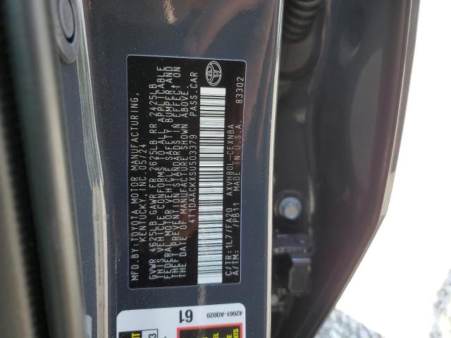 VIN 4T1DAACKXSU503379 2025 TOYOTA CAMRY no.12