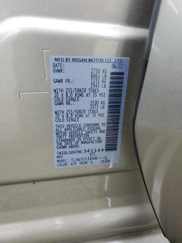 2022 INFINITI QX60 AUTOG 5N1DL1HU7NC341144