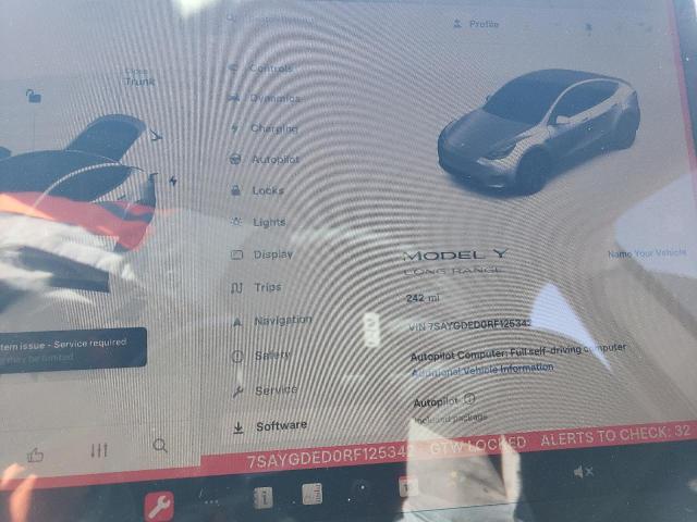 VIN 7SAYGDED0RF125342 2024 Tesla MODEL Y no.9